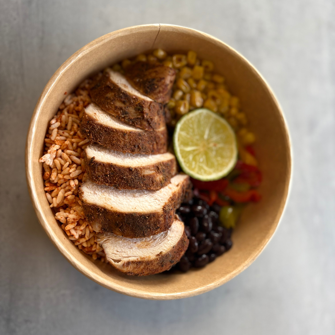 Chicken fajita Poke bowl
